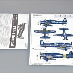 02247 | Trumpeter 1/32 F8F-1 Bearcat Fighter Scaled Plastic Model Kit -Mini Crafters Store TRU 02247 57 1200x800 1