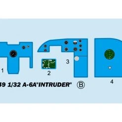 02249 | Trumpeter 1/32 A-6A Intruder Jet Scaled Plastic Model Kit -Mini Crafters Store TRU 02249 53 1200x800 1