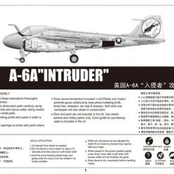 02249 | Trumpeter 1/32 A-6A Intruder Jet Scaled Plastic Model Kit -Mini Crafters Store TRU 02249 64 1200x800 1