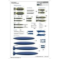 02252 | Trumpeter 1/32 A-1D AD-4 Skyraider Bomber Scaled Plastic Model Kit -Mini Crafters Store TRU 02252 57 1200x800 1