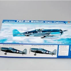 02258 | Trumpeter 1/32 F6F-3N Hellcat Night Fighter Scaled Plastic Model Kit -Mini Crafters Store TRU 02258 55 1200x800 1