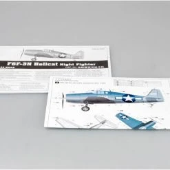 02258 | Trumpeter 1/32 F6F-3N Hellcat Night Fighter Scaled Plastic Model Kit -Mini Crafters Store TRU 02258 59 1200x800 1
