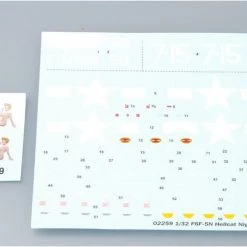 02259 | Trumpeter 1/32 F6F-5N Hellcat Night Fighter Scaled Plastic Model Kit -Mini Crafters Store TRU 02259 53 1200x800 1