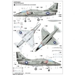 02268 | Trumpeter 1/32 A-4M Skyhawk Jet Scaled Plastic Model Kit -Mini Crafters Store TRU 02268 53 1200x800 1