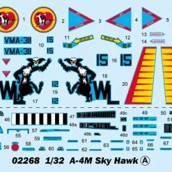 02268 | Trumpeter 1/32 A-4M Skyhawk Jet Scaled Plastic Model Kit -Mini Crafters Store TRU 02268 68 1200x800 1