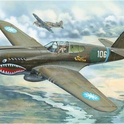 02269 | Trumpeter 1/32 P-40E Warhawk Fighter Scaled Plastic Model Kit W/ Australian Decals