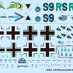 02291 | Trumpeter 1/32 Messerschmitt Bf 109E-7 Fighter Scaled Plastic Model Kit -Mini Crafters Store TRU 02291 52 1200x800 1