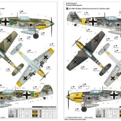 02291 | Trumpeter 1/32 Messerschmitt Bf 109E-7 Fighter Scaled Plastic Model Kit -Mini Crafters Store TRU 02291 54 1200x800 1