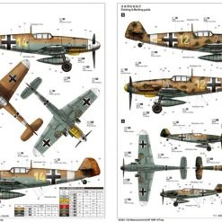 02293 | Trumpeter 1/32 Messerschmitt Bf 109F-4/Trop Fighter Scaled Plastic Model Kit -Mini Crafters Store TRU 02293 64 1200x800 1