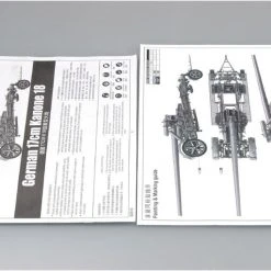 02313 | Trumpeter 1/35 German 17cm Kanone 18 Heavy Howitzer Scaled Plastic Model Kit -Mini Crafters Store TRU 02313 53 1200x800 1