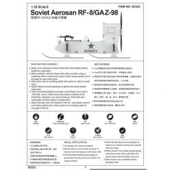 02322 | Trumpeter 1/35 Soviet Aerosan RF-8/GAZ-98 Scaled Plastic Model Kit -Mini Crafters Store TRU 02322 56 1200x800 1