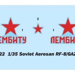 02322 | Trumpeter 1/35 Soviet Aerosan RF-8/GAZ-98 Scaled Plastic Model Kit -Mini Crafters Store TRU 02322 59 1200x800 1