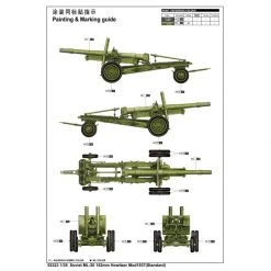02323 | Trumpeter 1/35 Soviet ML-20 152mm Howitzer M1937 (Standard) Scaled Plastic Model Kit -Mini Crafters Store TRU 02323 52 1200x800 1
