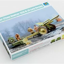 02343 | Trumpeter 1/35 Soviet 1938 122mm Howitzer M-30 Eraly Model Scaled Plastic Model Kit -Mini Crafters Store TRU 02343 53 1200x800 1