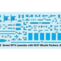 02354 | Trumpeter 1/35 Soviet 5P71 Launcher With 5V27 Missile Pechora (SA-3B Goa) Scaled Plastic Model Kit -Mini Crafters Store TRU 02354 12 1200x800 1