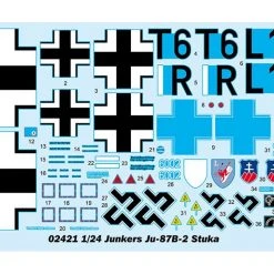 02421 | Trumpeter 1/24 Junkers Ju-87B-2 Stuka Bomber Scaled Plastic Model Kit