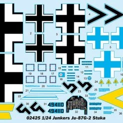 02425 | Trumpeter 1/24 Junkers Ju-87G-2 Stuka Bomber Scaled Plastic Model Kit -Mini Crafters Store TRU 02425 03 1200x800 1