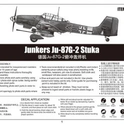 02425 | Trumpeter 1/24 Junkers Ju-87G-2 Stuka Bomber Scaled Plastic Model Kit -Mini Crafters Store TRU 02425 06 1200x800 1