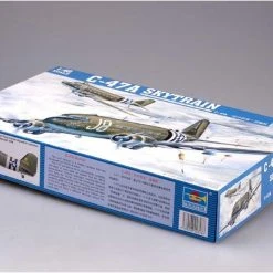 02828 | Trumpeter 1/48 C-47 A Skytrain Transport Aircraft Scaled Plastic Model Kit -Mini Crafters Store TRU 02828 52 1200x800 1