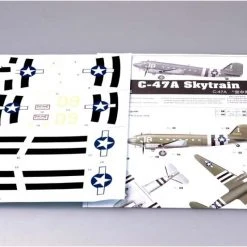 02828 | Trumpeter 1/48 C-47 A Skytrain Transport Aircraft Scaled Plastic Model Kit -Mini Crafters Store TRU 02828 53 1200x800 1