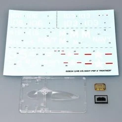 02834 | Trumpeter 1/48 US Navy F9F-3 Panther Fighter Jet Scaled Plastic Model Kit -Mini Crafters Store TRU 02834 68 1200x800 1