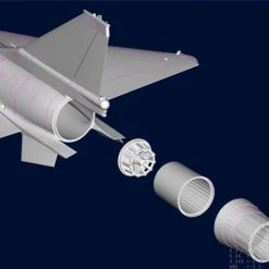 02841 | Trumpeter 1/48 PLAAF J-10A Vigorous Dragon Fighter Jet Scaled Plastic Model Kit -Mini Crafters Store TRU 02841 13 1200x800 1