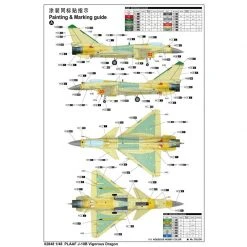 02848 | Trumpeter 1/48 PLAAF J-10B Vigorous Dragon Fighter Jet Scaled Plastic Model Kit -Mini Crafters Store TRU 02848 04 1200x800 1