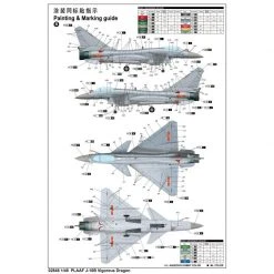 02848 | Trumpeter 1/48 PLAAF J-10B Vigorous Dragon Fighter Jet Scaled Plastic Model Kit -Mini Crafters Store TRU 02848 05 1200x800 1