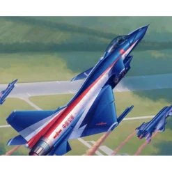 02857 | Trumpeter 1/48 PLAAF J-10AY Vigorous Dragon (8.1 Aerobatic Team) Fighter Scaled Plastic Model