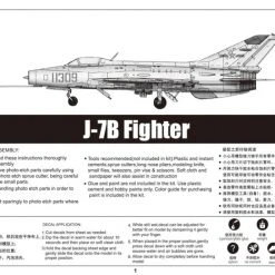 02860 | Trumpeter 1/48 J-7B Fighter Jet Scaled Plastic Model Kit -Mini Crafters Store TRU 02860 53 1200x800 1
