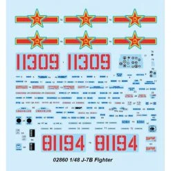 02860 | Trumpeter 1/48 J-7B Fighter Jet Scaled Plastic Model Kit -Mini Crafters Store TRU 02860 55 1200x800 1