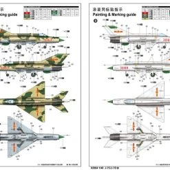 02864 | Trumpeter 1/48 J-7C/J-7D Jet Scaled Plastic Model Kit -Mini Crafters Store TRU 02864 53 1200x800 1