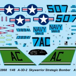 02868 | Trumpeter 1/48 A-3D-2 Skywarrior Strategic Bomber Scaled Plastic Model Kit -Mini Crafters Store TRU 02868 53 1200x800 1