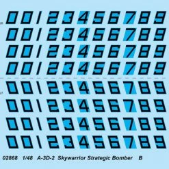 02868 | Trumpeter 1/48 A-3D-2 Skywarrior Strategic Bomber Scaled Plastic Model Kit -Mini Crafters Store TRU 02868 54 1200x800 1