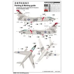 02869 | Trumpeter 1/48 KA-3B-2 Skywarrior Strategic Bomber Scaled Plastic Model Kit -Mini Crafters Store TRU 02869 06 1200x800 1