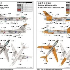 02871 | Trumpeter 1/48 EA-3B Skywarrior Strategic Bomber Scaled Plastic Model Kit -Mini Crafters Store TRU 02871 54 1200x800 1