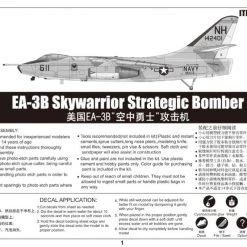 02871 | Trumpeter 1/48 EA-3B Skywarrior Strategic Bomber Scaled Plastic Model Kit -Mini Crafters Store TRU 02871 55 1200x800 1