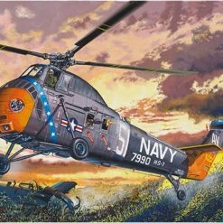 02882 | Trumpeter 1/48 H-34 Navy Rescue Helicopter Scaled Plastic Model Kit