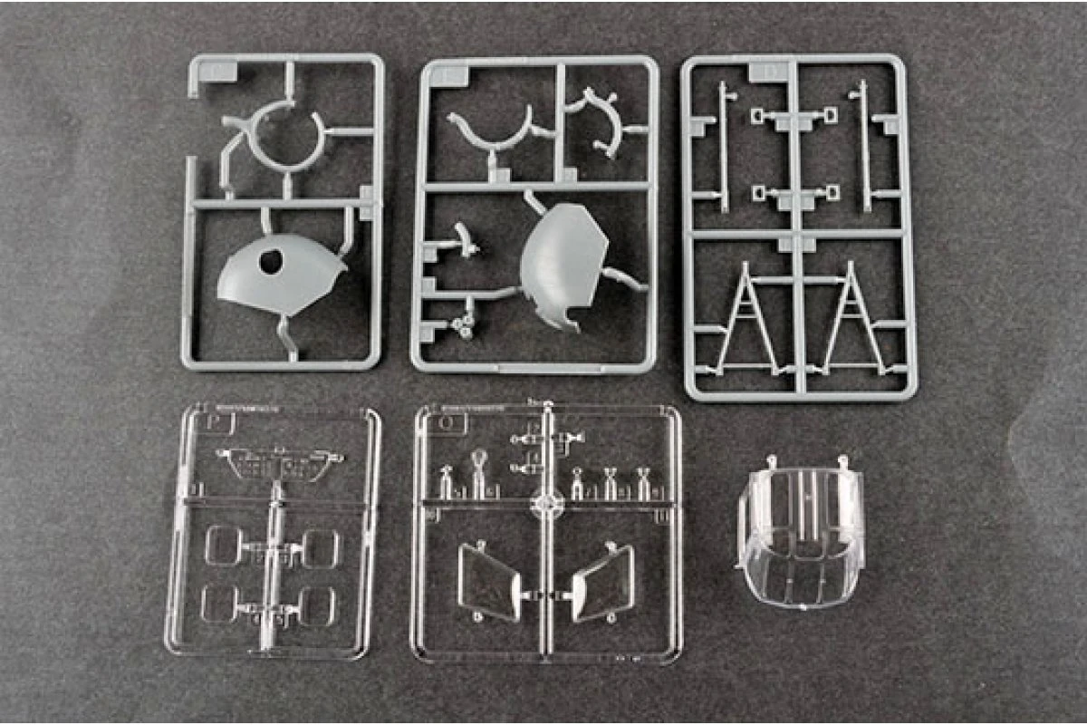 02884 | Trumpeter 1/48 US HH-34J Air Force Rescue Helicopter Scaled Plastic Model Kit 13 02884 | Trumpeter 1/48 US HH-34J Air Force Rescue Helicopter Scaled Plastic Model Kit - Image 11