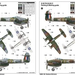 02890 | Trumpeter 1/48 British Westland Whirlwind Fighter Scaled Plastic Model Kit -Mini Crafters Store TRU 02890 53 1200x800 1