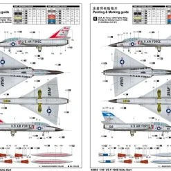02892 | Trumpeter 1/48 F-106B Delta Dart Jet Scaled Plastic Model Kit -Mini Crafters Store TRU 02892 55 1200x800 1