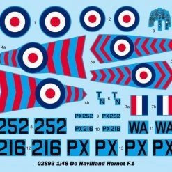 02893 | Trumpeter 1/48 De Havilland Hornet F.1 Fighter Scaled Plastic Model Kit -Mini Crafters Store TRU 02893 59 1200x800 1