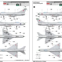 02898 | Trumpeter 1/48 Soviet Su-11 Fishpot Jet Scaled Plastic Model Kit -Mini Crafters Store TRU 02898 53 1200x800 1