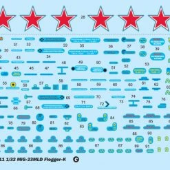 03211 | Trumpeter 1/32 MiG-23MLD Flogger-K Fighter Jet Scaled Plastic Model Kit -Mini Crafters Store TRU 03211 06 1200x800 1