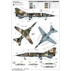 03211 | Trumpeter 1/32 MiG-23MLD Flogger-K Fighter Jet Scaled Plastic Model Kit -Mini Crafters Store TRU 03211 07 1200x800 1