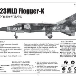 03211 | Trumpeter 1/32 MiG-23MLD Flogger-K Fighter Jet Scaled Plastic Model Kit -Mini Crafters Store TRU 03211 09 1200x800 1