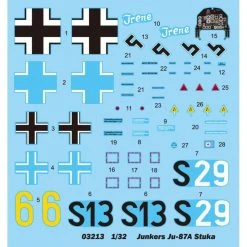 03213 | Trumpeter 1/32 Junkers Ju-87A Stuka Bomber Scaled Plastic Model Kit -Mini Crafters Store TRU 03213 13 1200x800 1