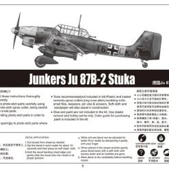 03214 | Trumpeter 1/32 Junkers Ju-87B-2 Stuka Bomber Scaled Plastic Model Kit -Mini Crafters Store TRU 03214 63 1200x800 1