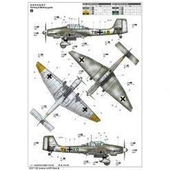 03217 | Trumpeter 1/32 Junkers Ju-87D Stuka Bomber Scaled Plastic Model Kit -Mini Crafters Store TRU 03217 04 1200x800 1
