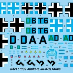 03217 | Trumpeter 1/32 Junkers Ju-87D Stuka Bomber Scaled Plastic Model Kit -Mini Crafters Store TRU 03217 08 1200x800 1